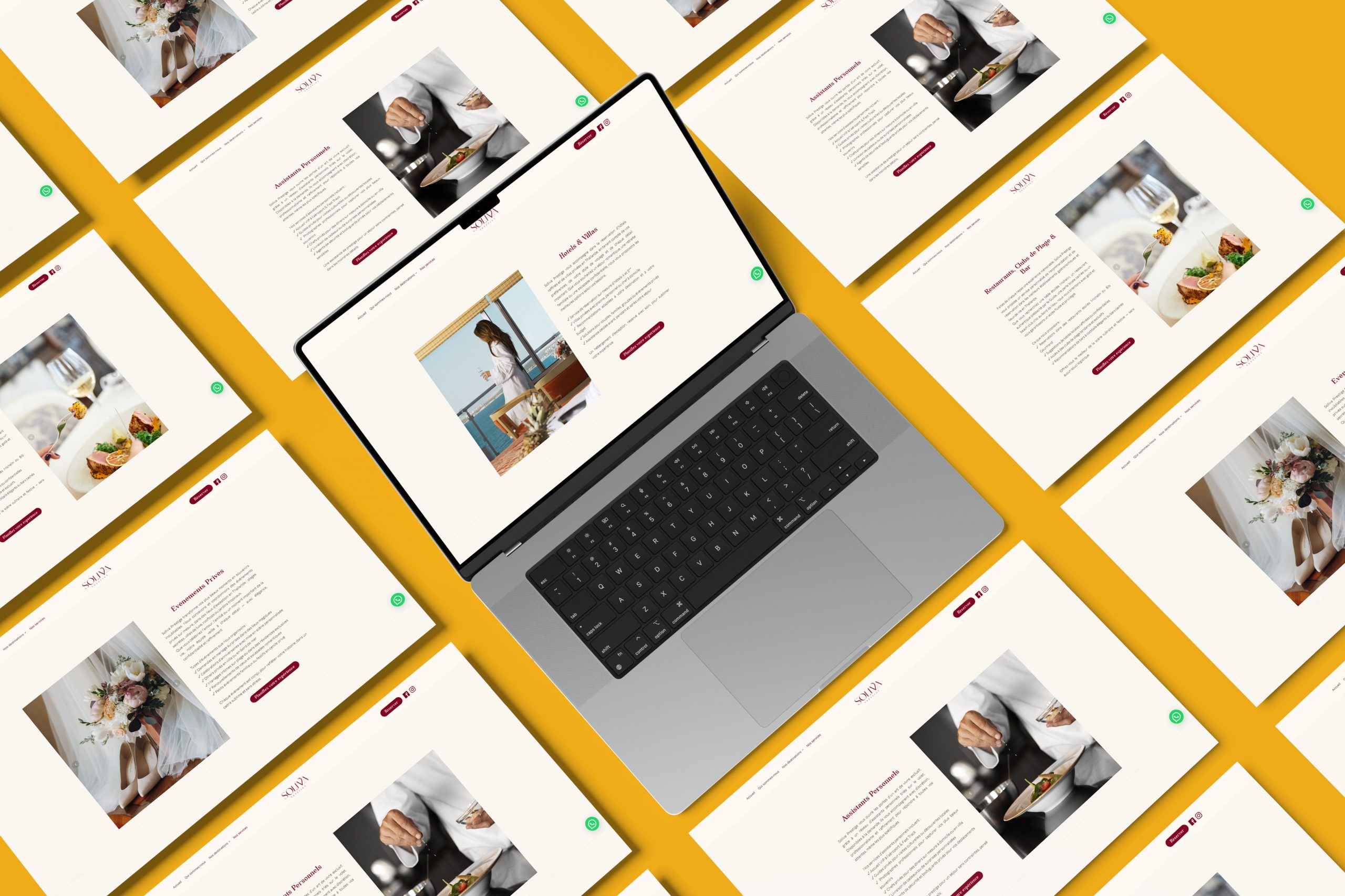 mock-up service soliva prestige site internet